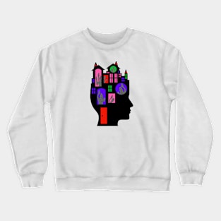 Haunted Head Crewneck Sweatshirt